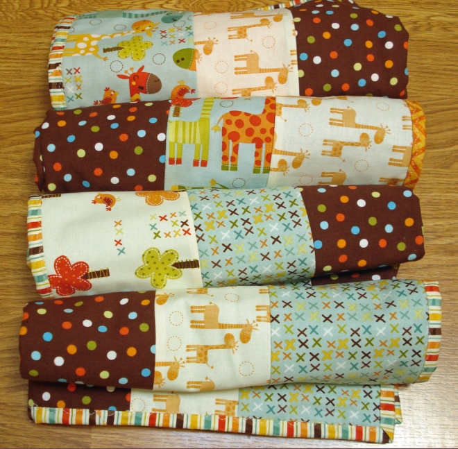 Make 4 baby quilts